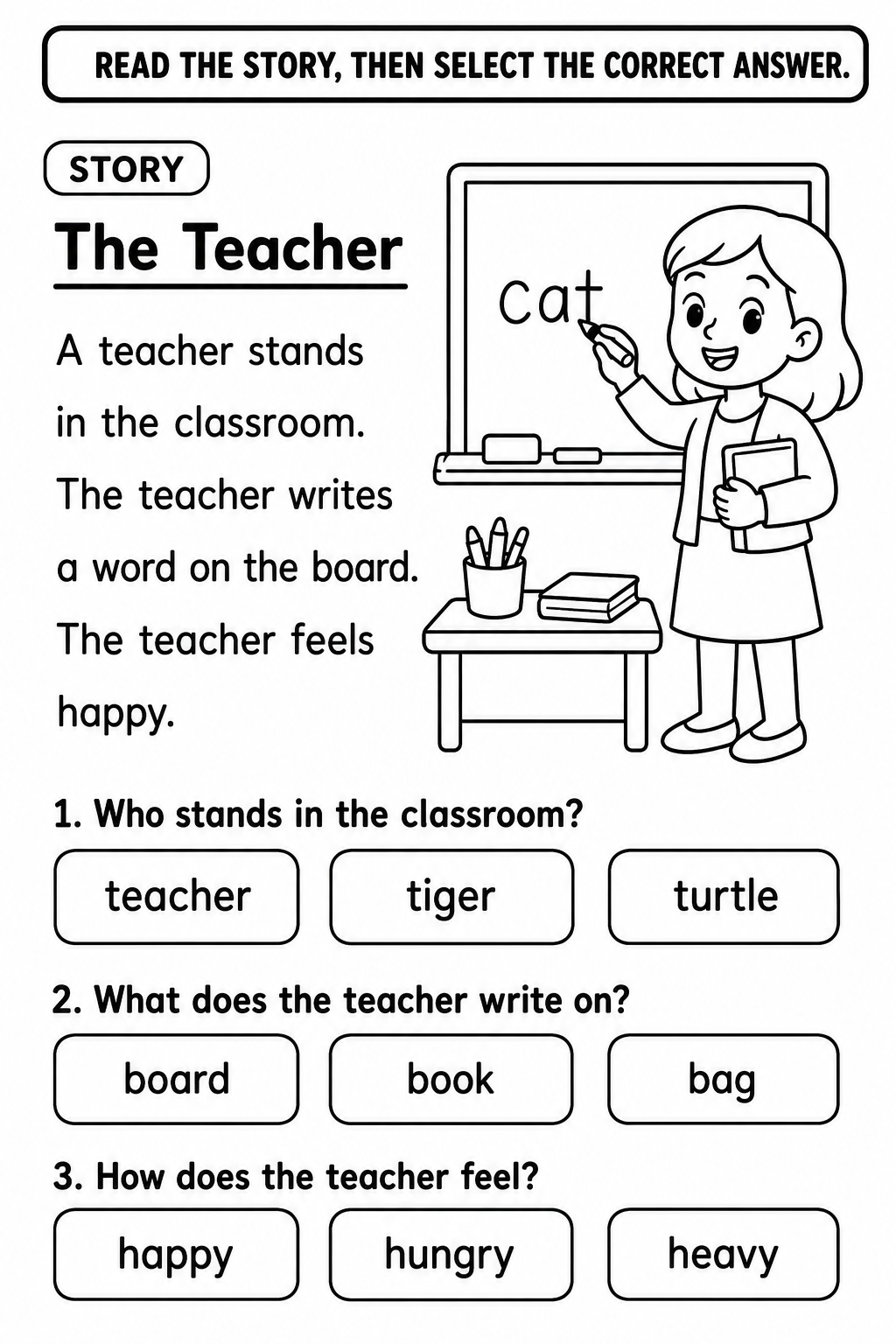 OTO1 worksheet theme preview 4