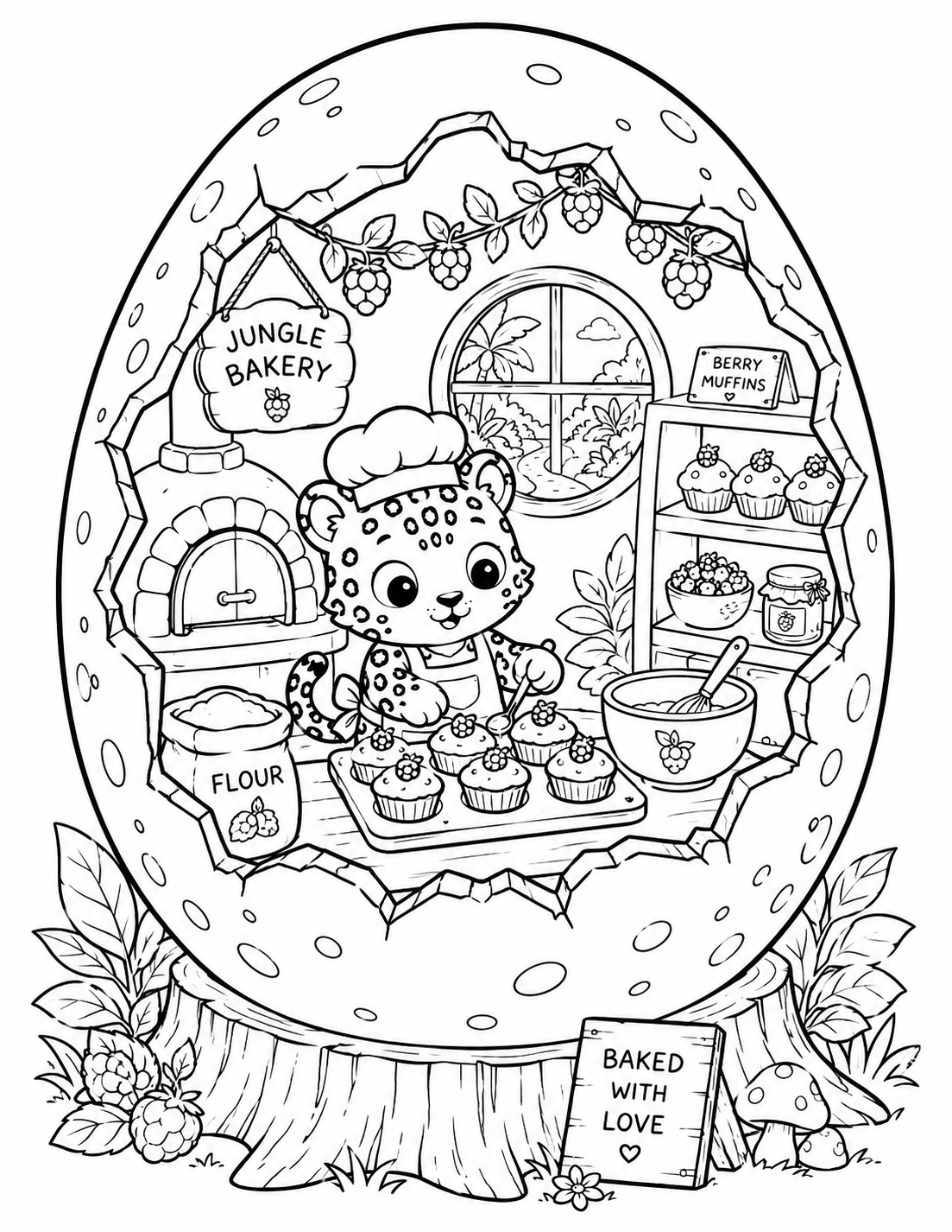 🐆 Cozy Leopard Eggshell World Preview 1