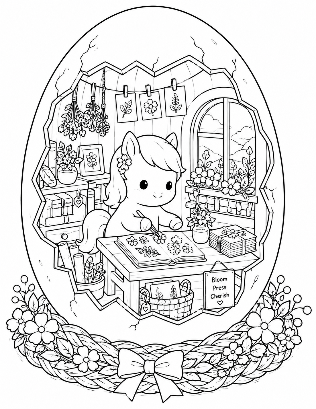 🐴 Cozy Horse Eggshell World Preview 1