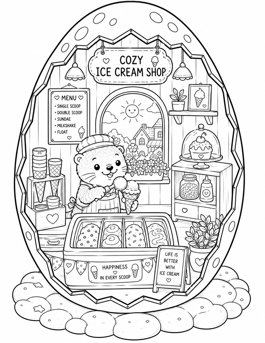 🦦 Cozy Otter Eggshell World Preview 2