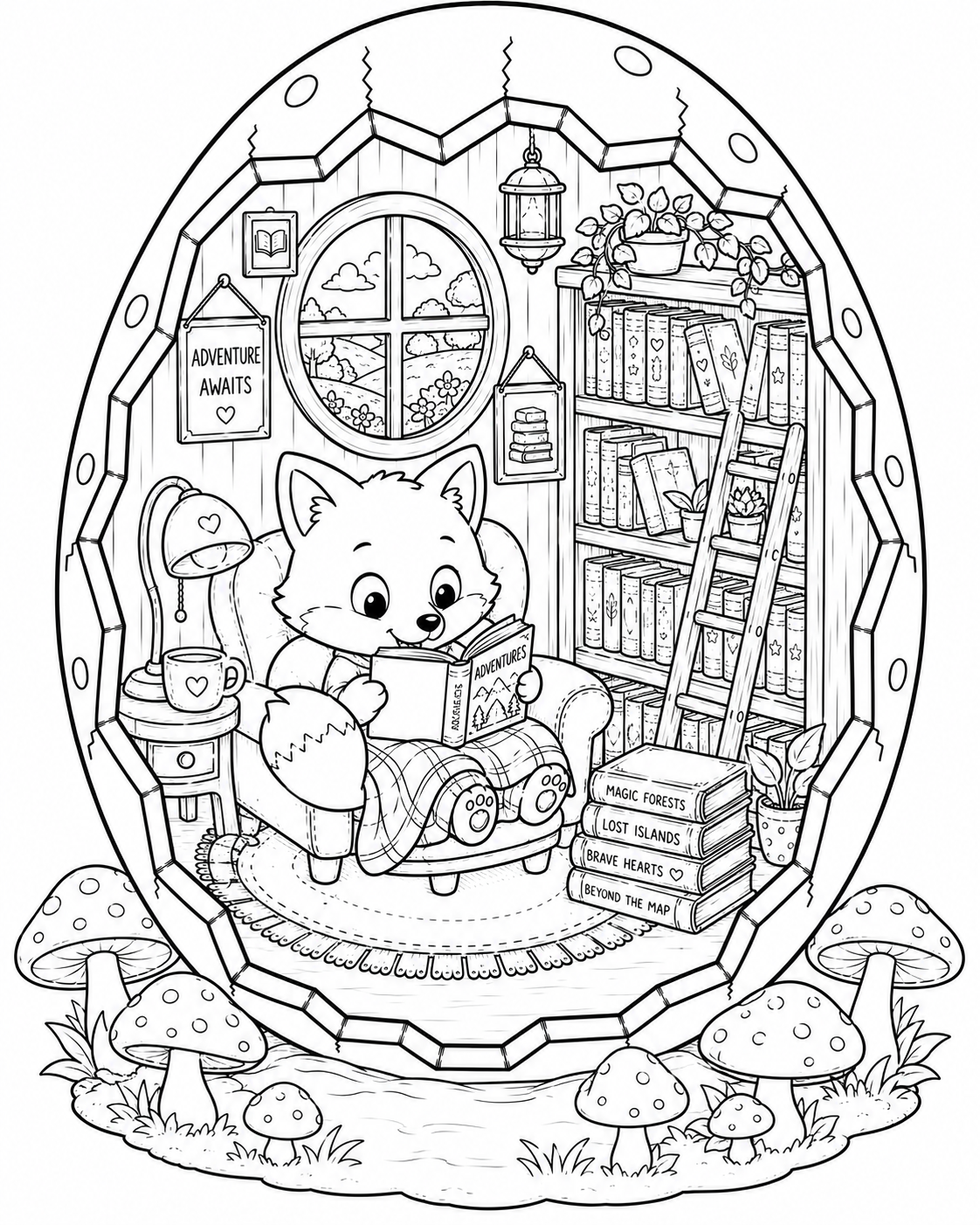 🦊 Cozy Fox Eggshell World Preview 2
