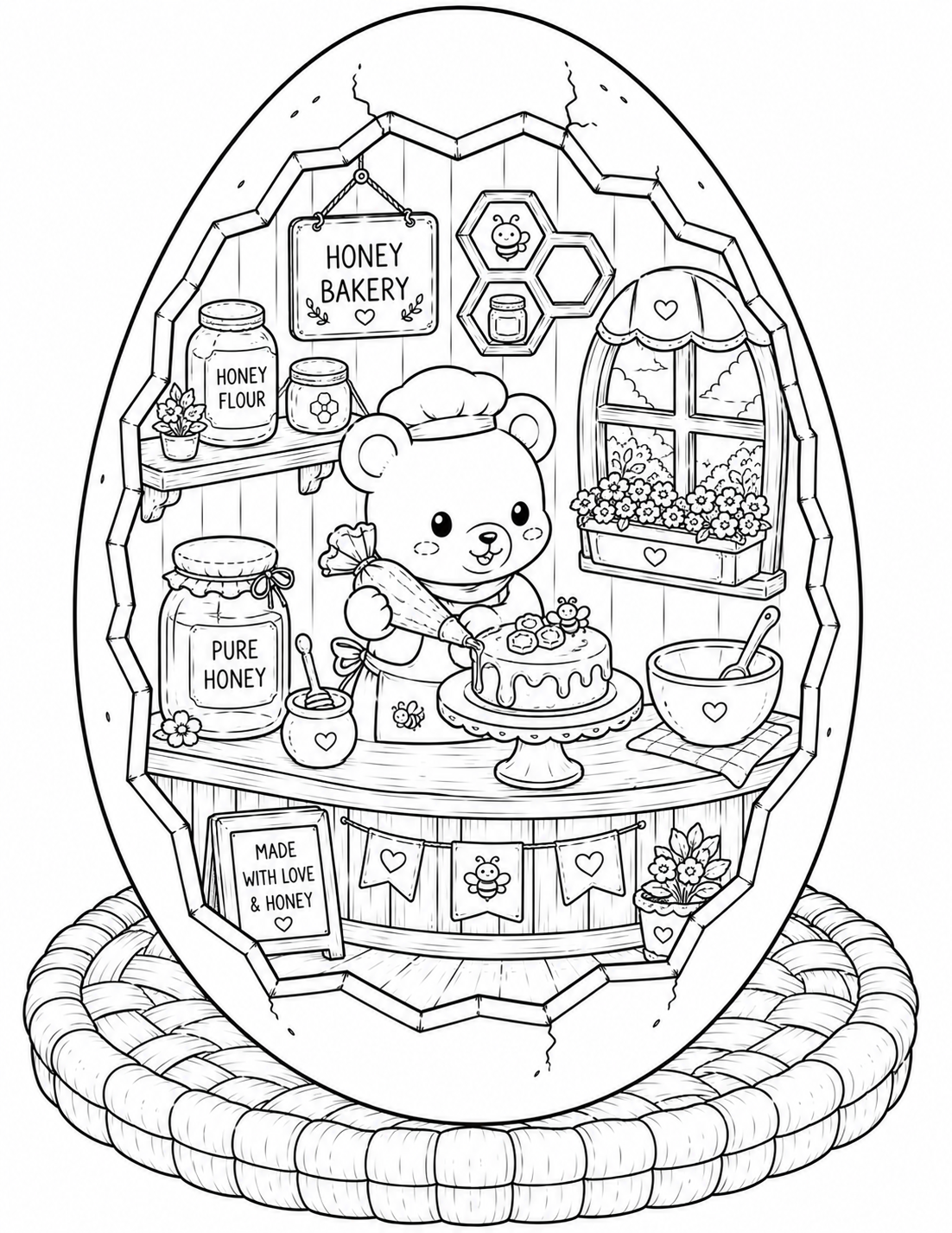 🐻 Cozy Bear Eggshell World Preview 2