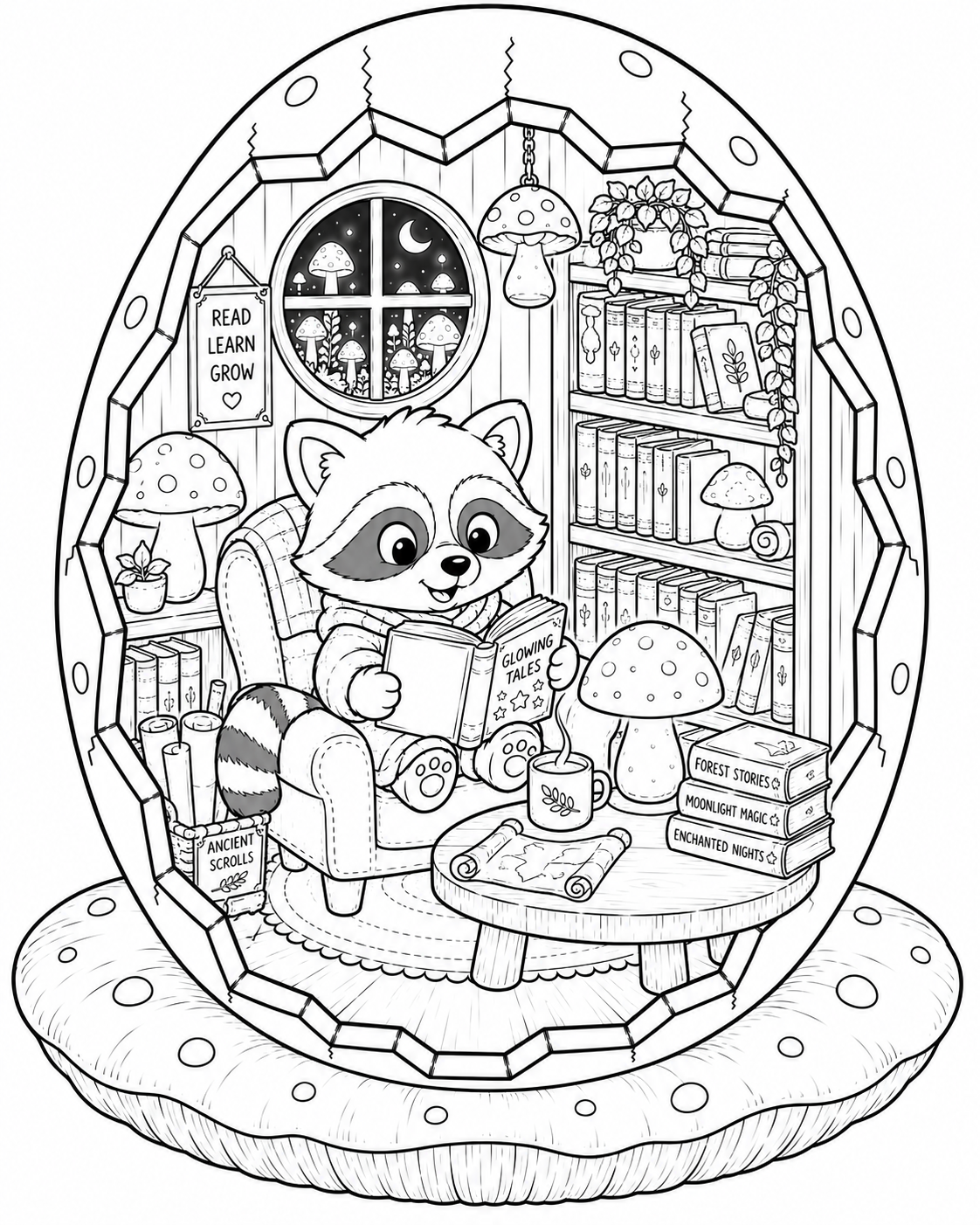 🦝 Cozy Raccoon Eggshell World Preview 2