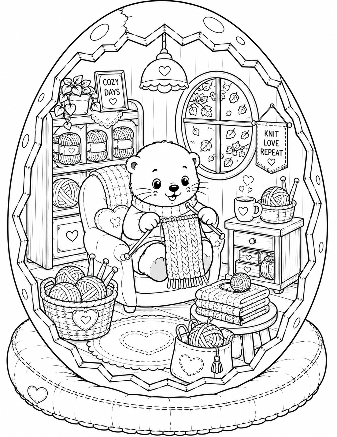 🦦 Cozy Otter Eggshell World Preview 2