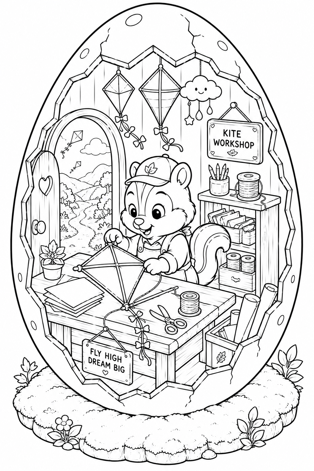 🐿 Cozy Chipmunk Eggshell World Preview 2