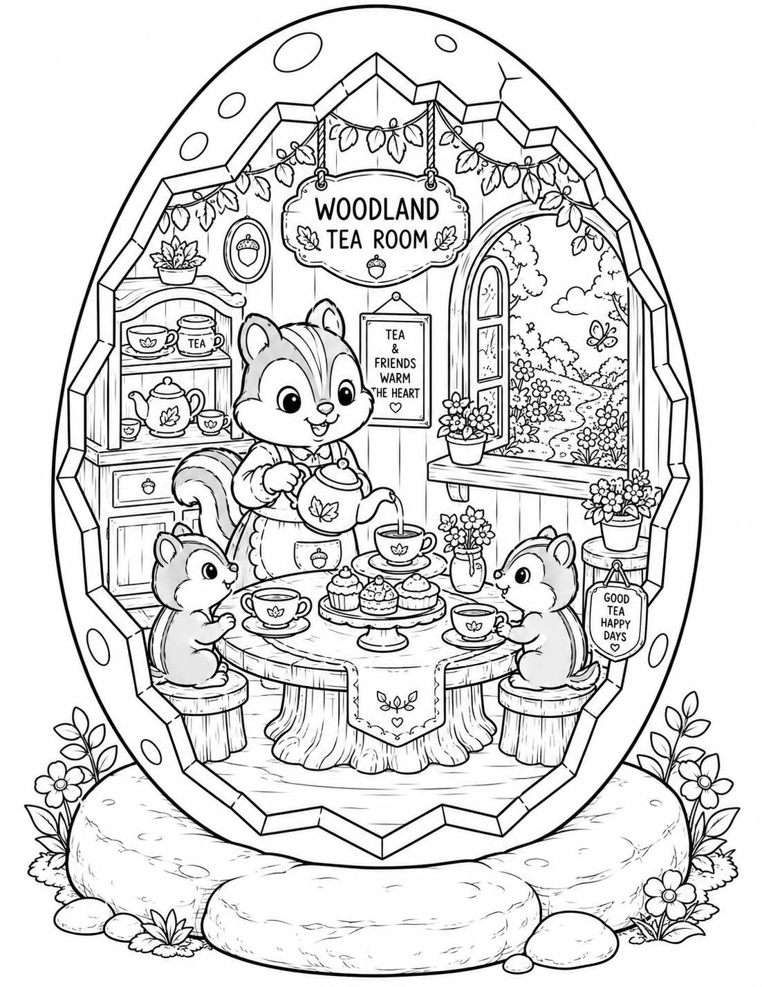 🐿 Cozy Chipmunk Eggshell World Preview 1