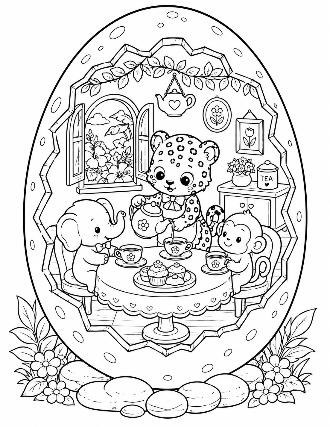 🐆 Cozy Leopard Eggshell World Preview 1