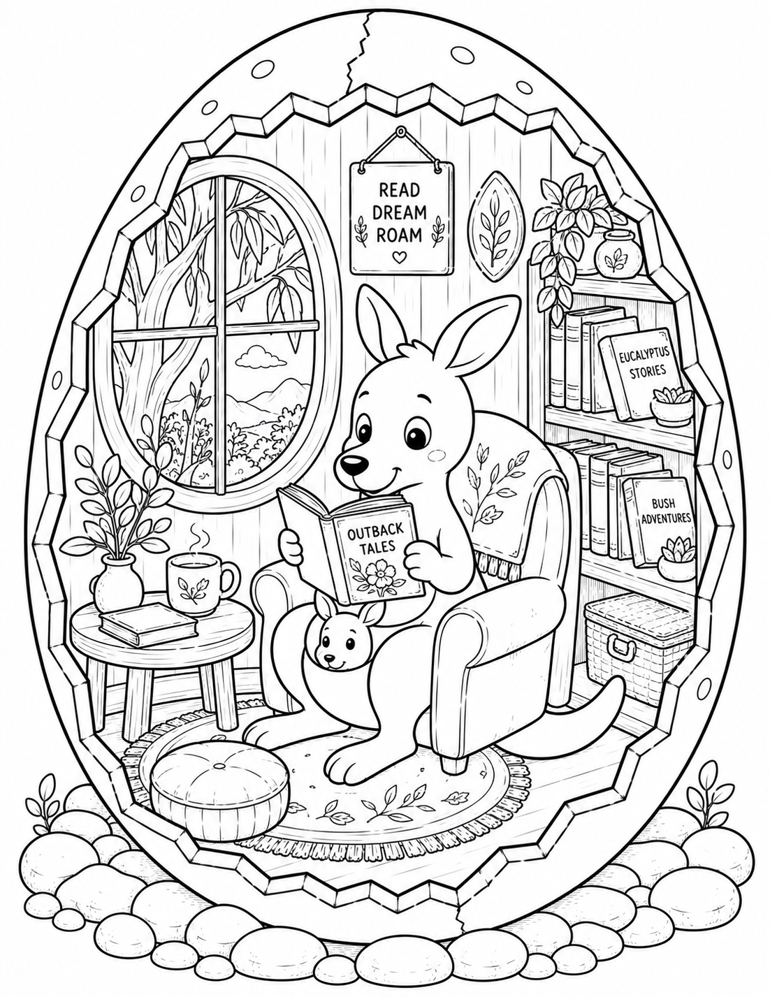 🦘 Cozy Kangaroo Eggshell World Preview 1