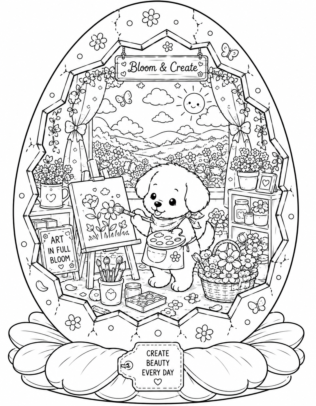 🐶 Cozy Puppy Eggshell World Preview 2