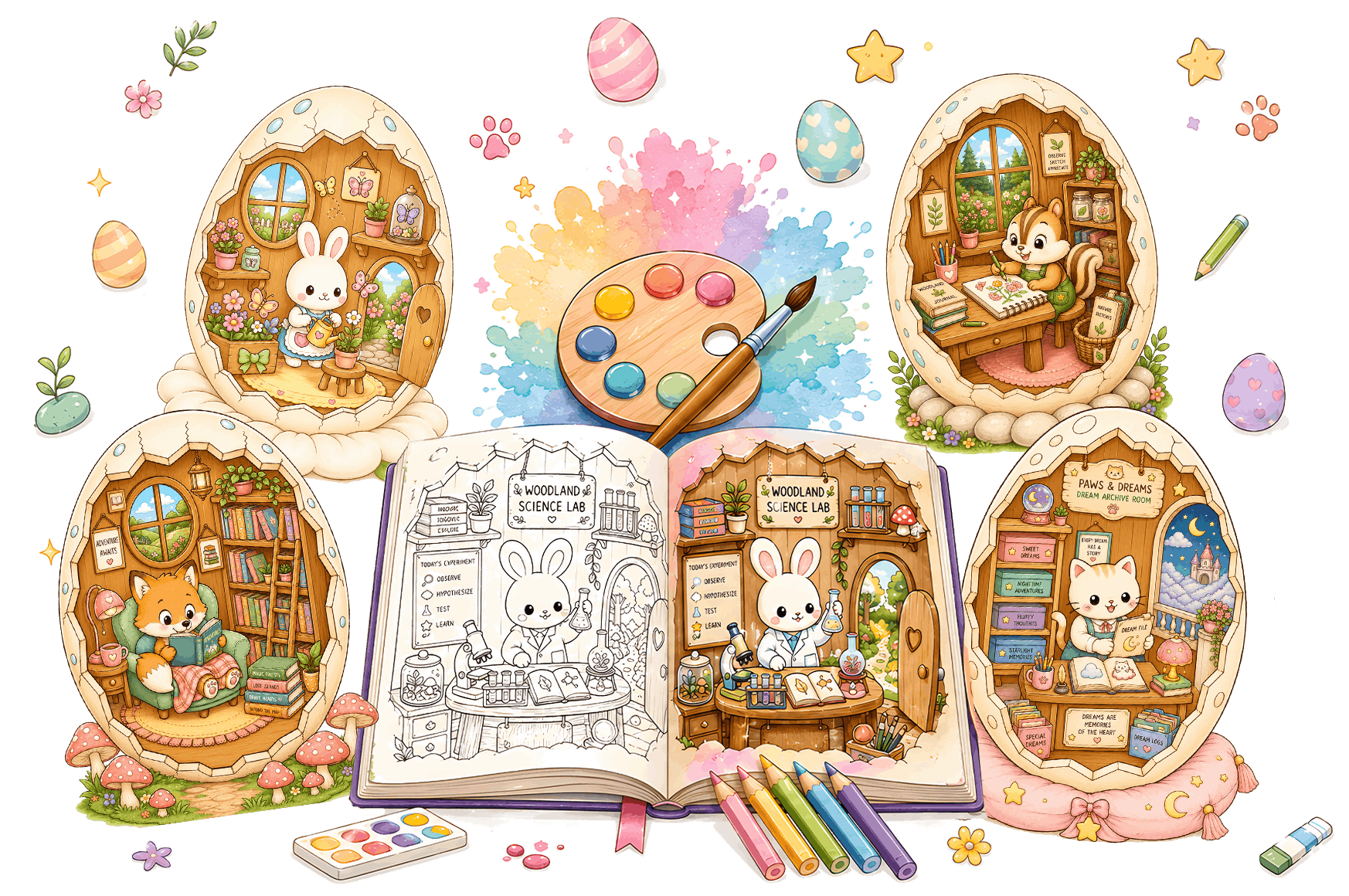 Cozy Eggshell World Mega Pack