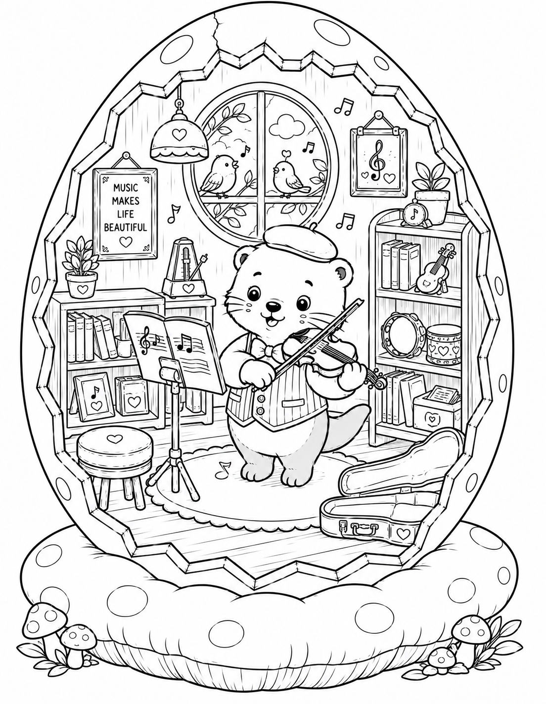 🦦 Cozy Otter Eggshell World Preview 1