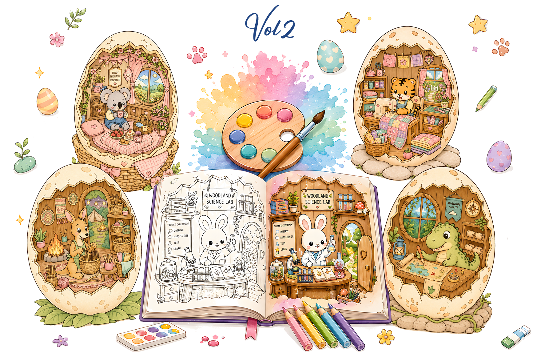 Cozy Eggshell World Mega Pack