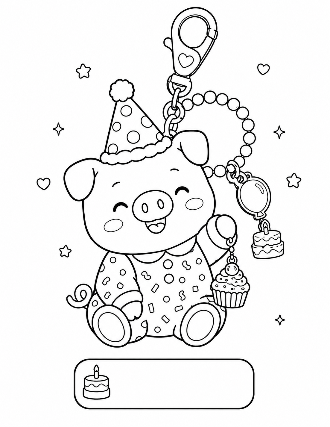 Cozy Pig Charm Collection
