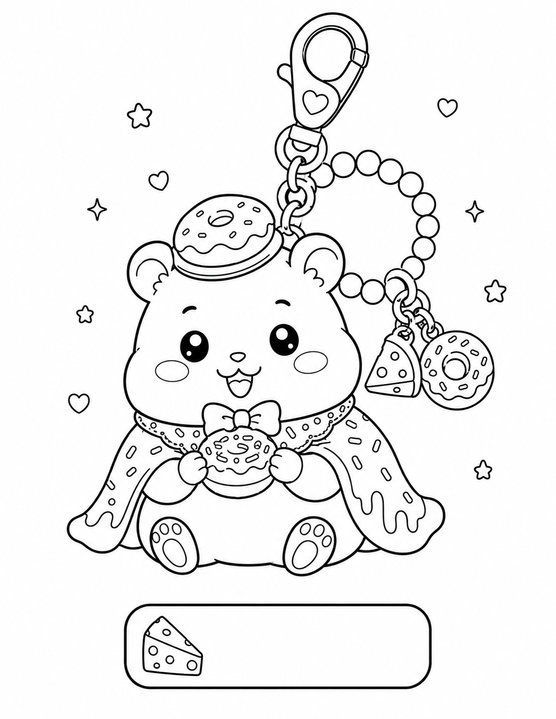 Cozy Hamster Charm Collection