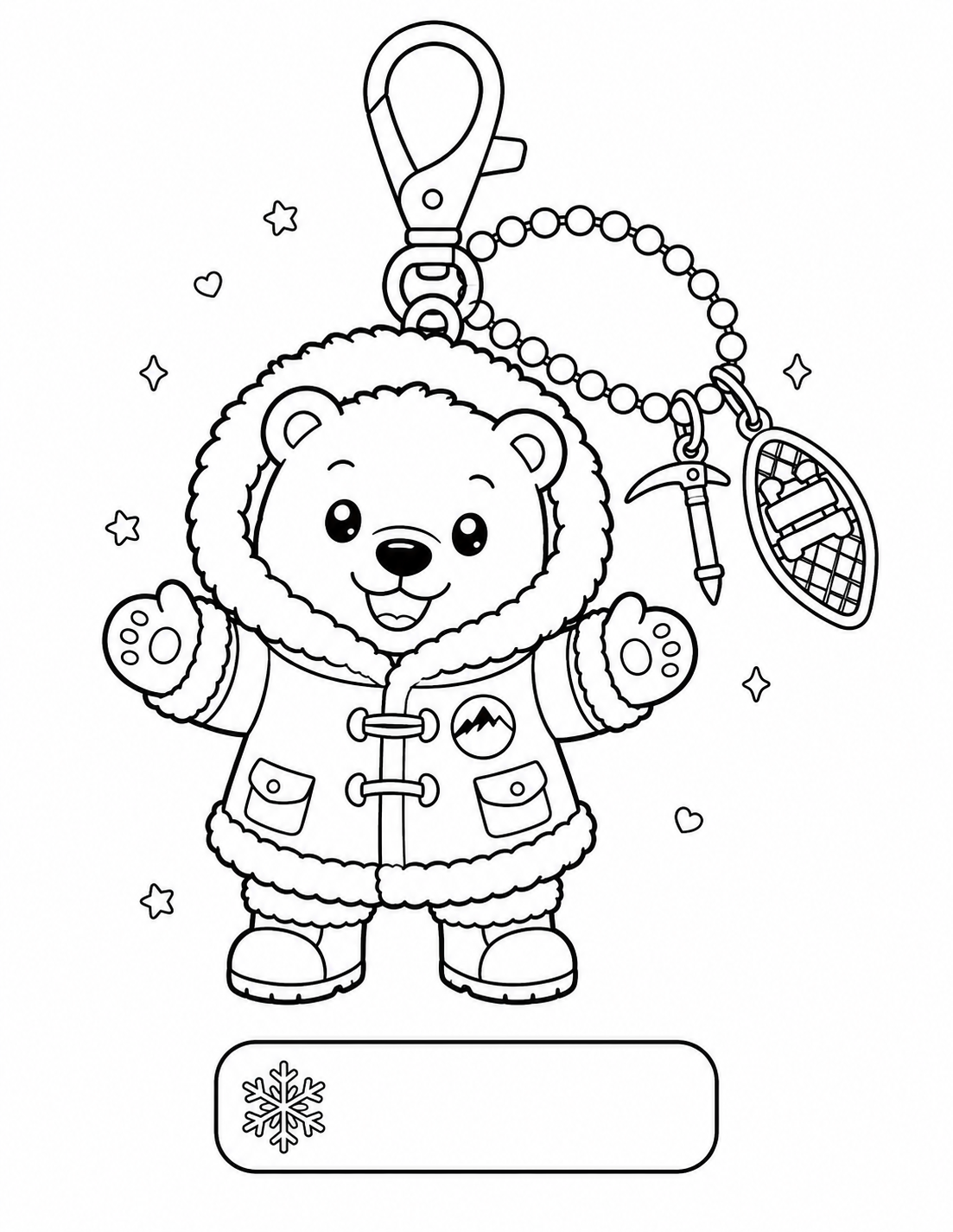 Cozy Polar Bear Charm Collection