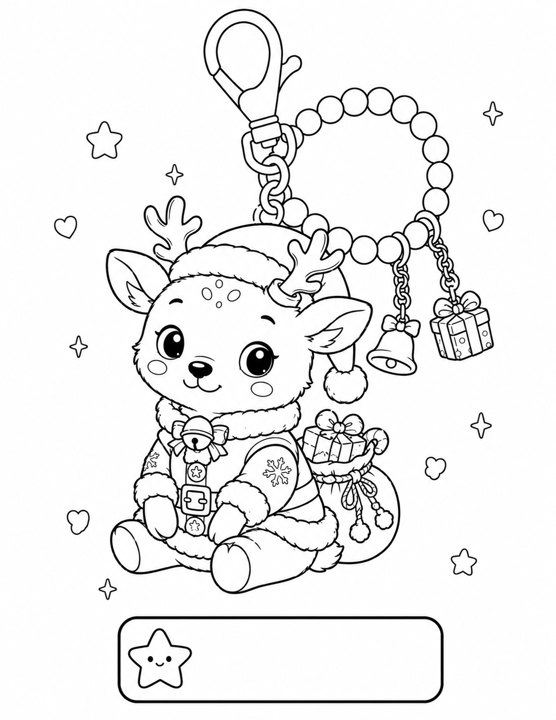 Cozy Deer Charm Collection