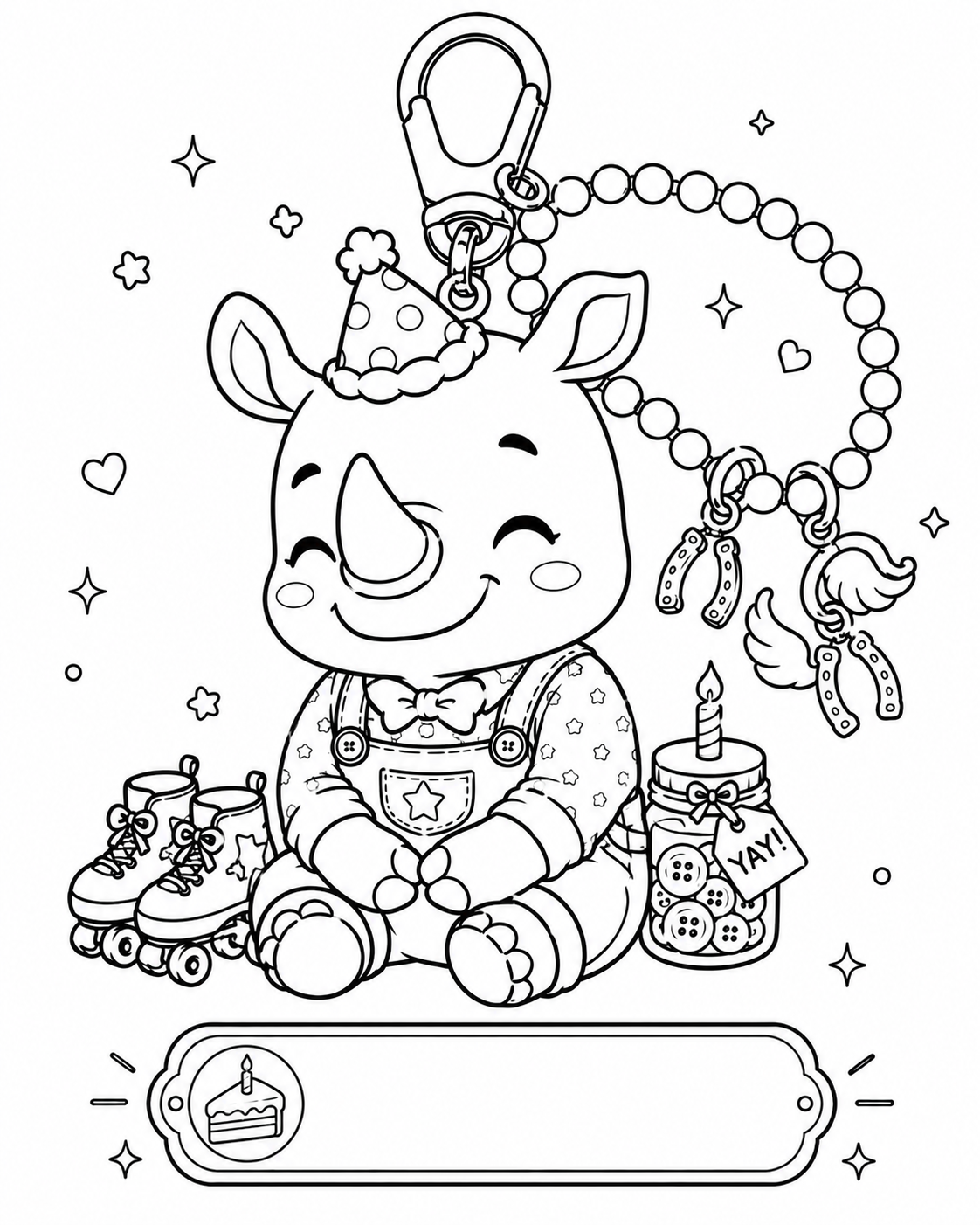 Cozy Rhino Charm Collection