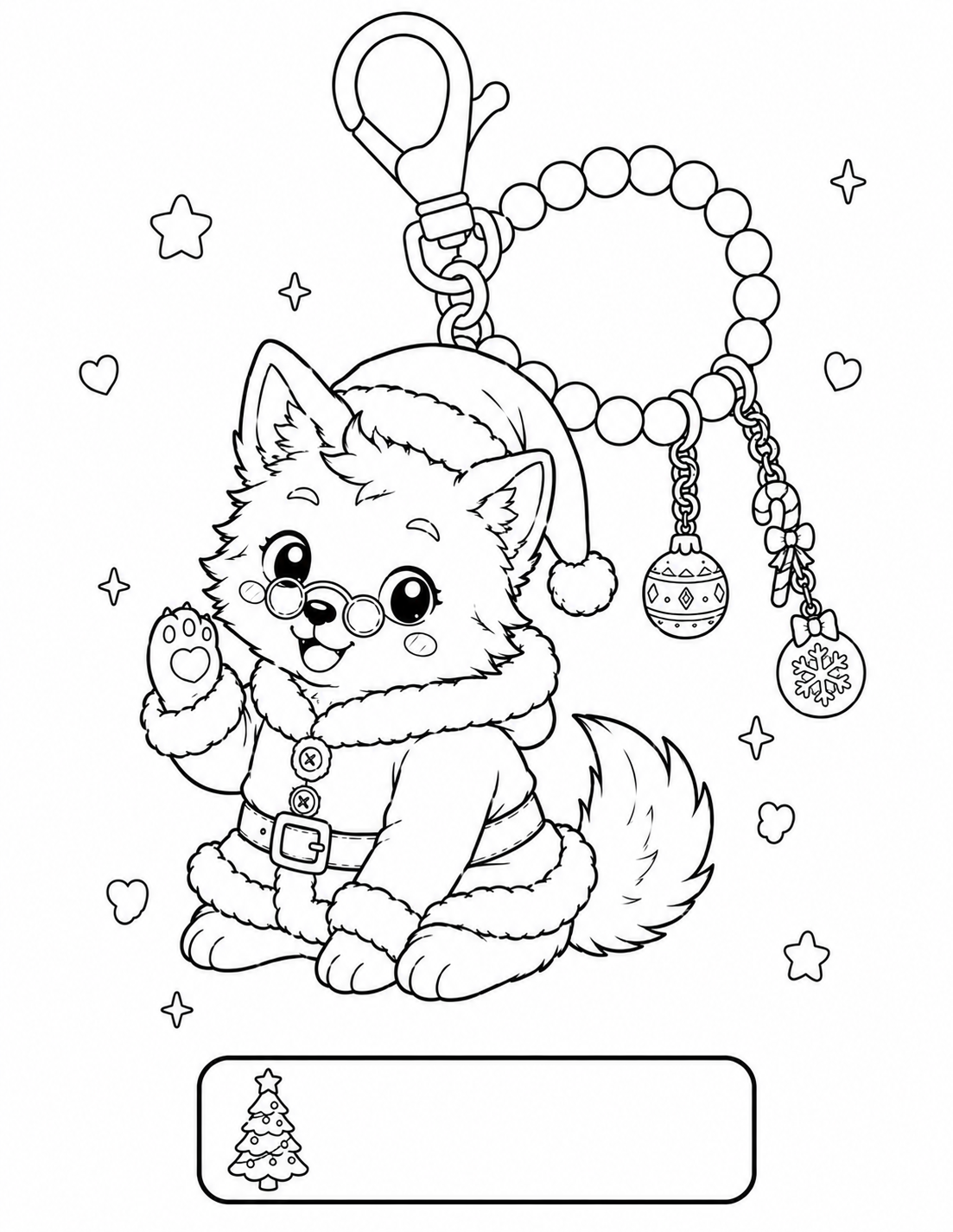Cozy Wolf Charm Collection