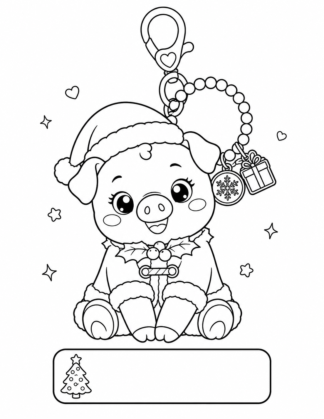 Cozy Pig Charm Collection