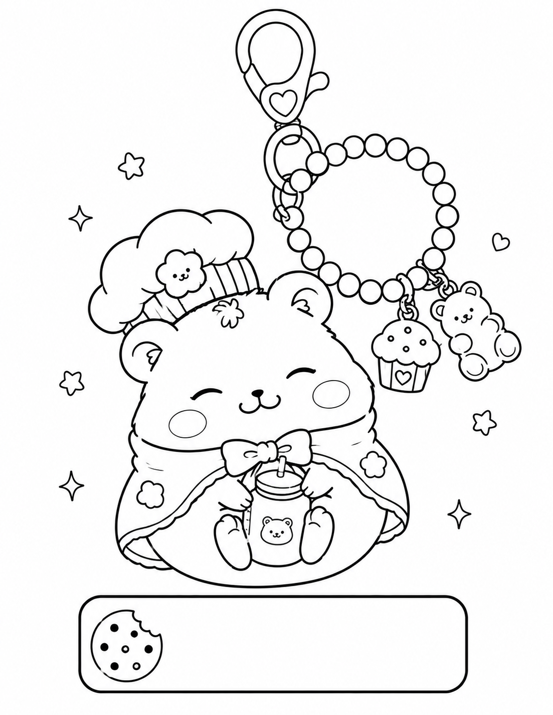 Cozy Hamster Charm Collection