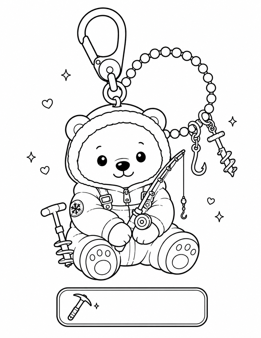 Cozy Polar Bear Charm Collection