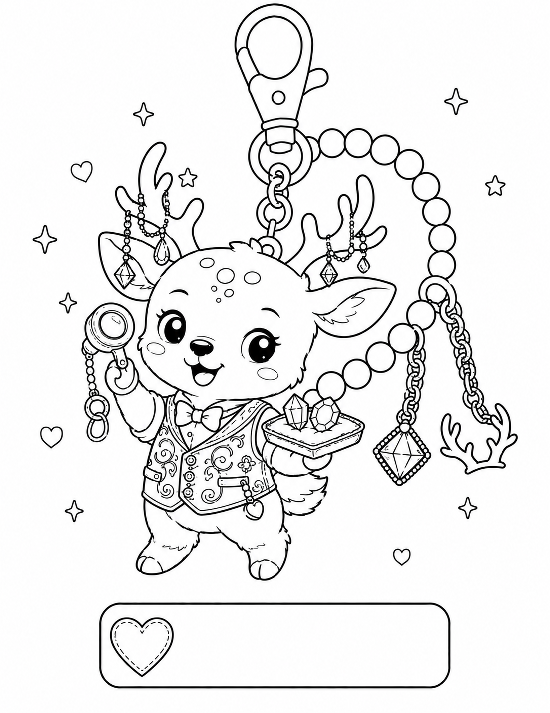 Cozy Deer Charm Collection