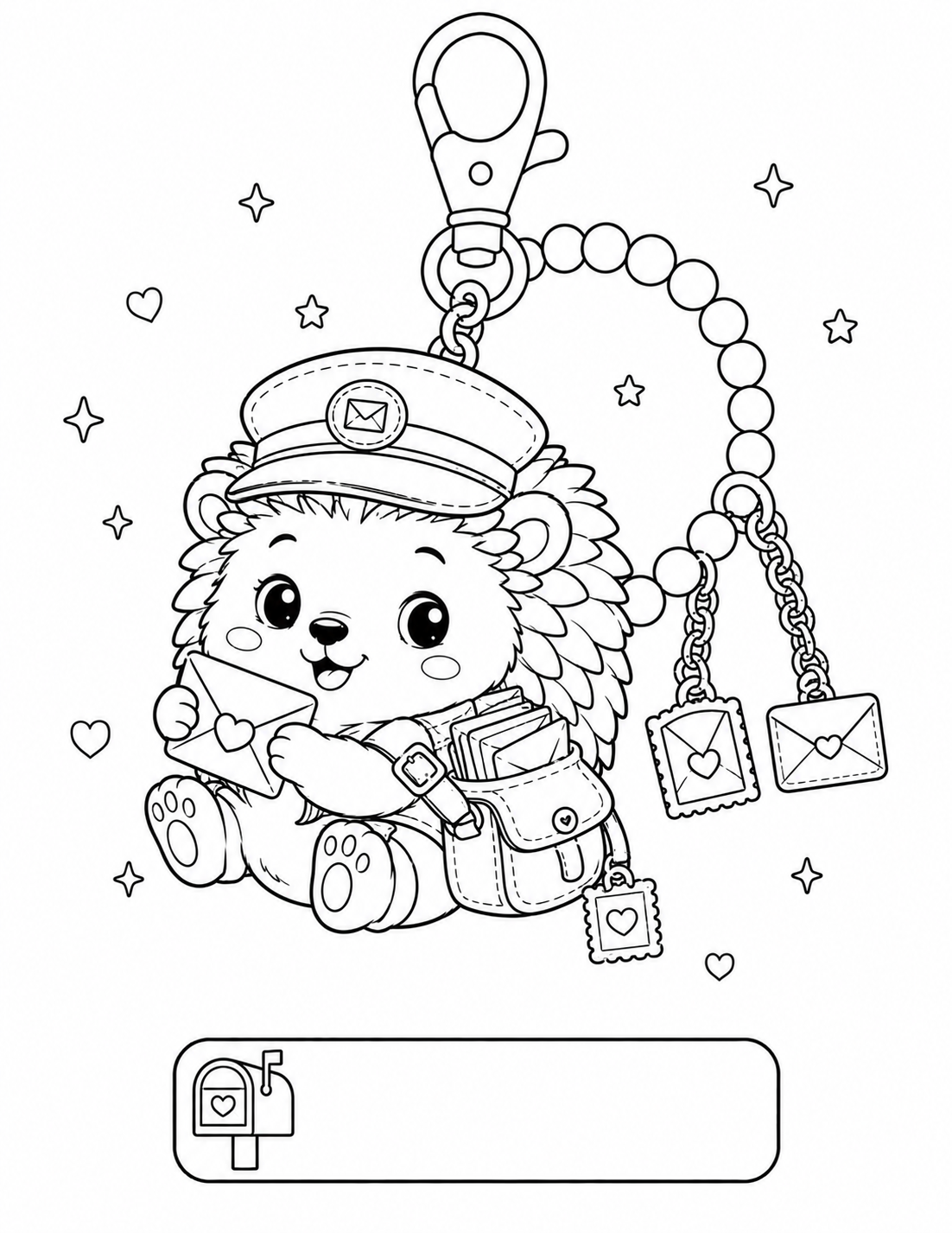 Cozy Hedgehog Charm Collection