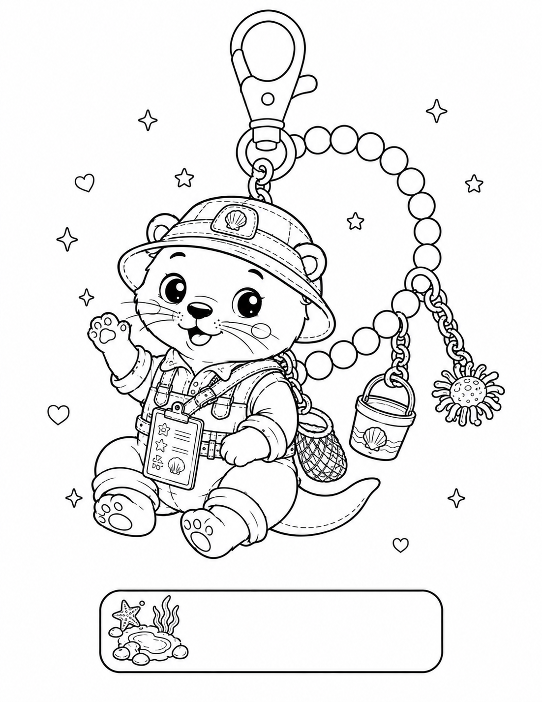 Cozy Otter Charm Collection