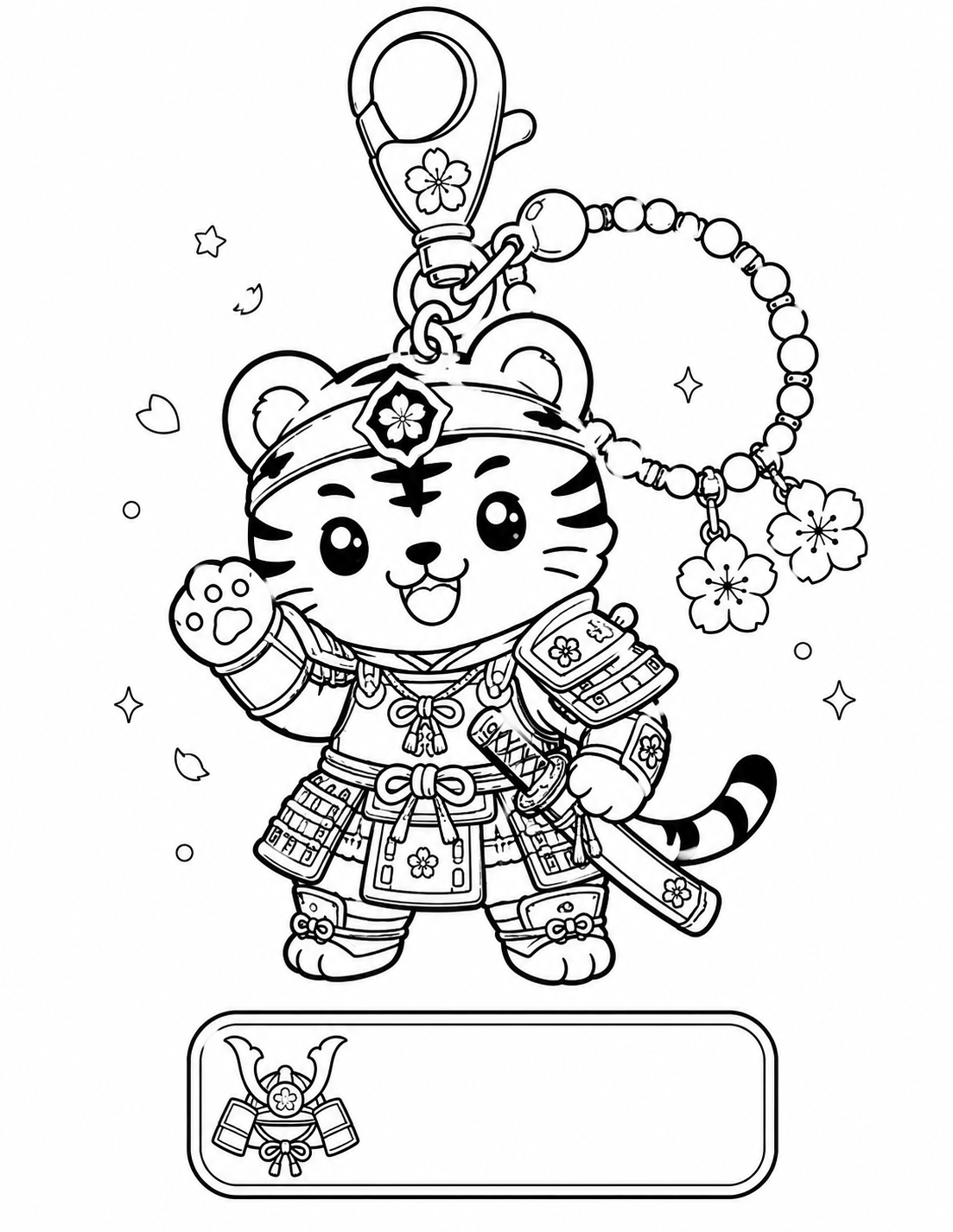 Cozy Tiger Charm Collection