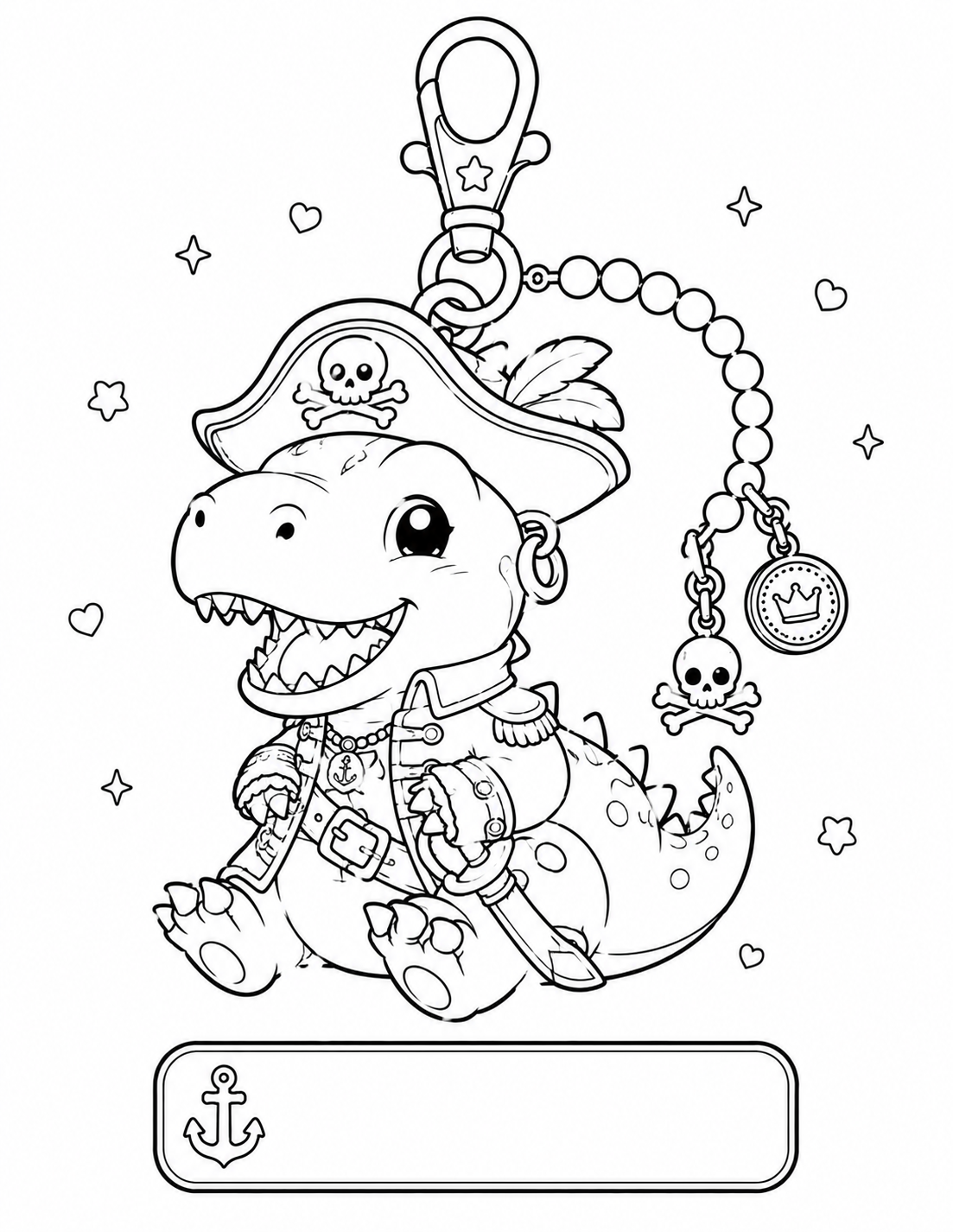 Cozy T-Rex Charm Collection
