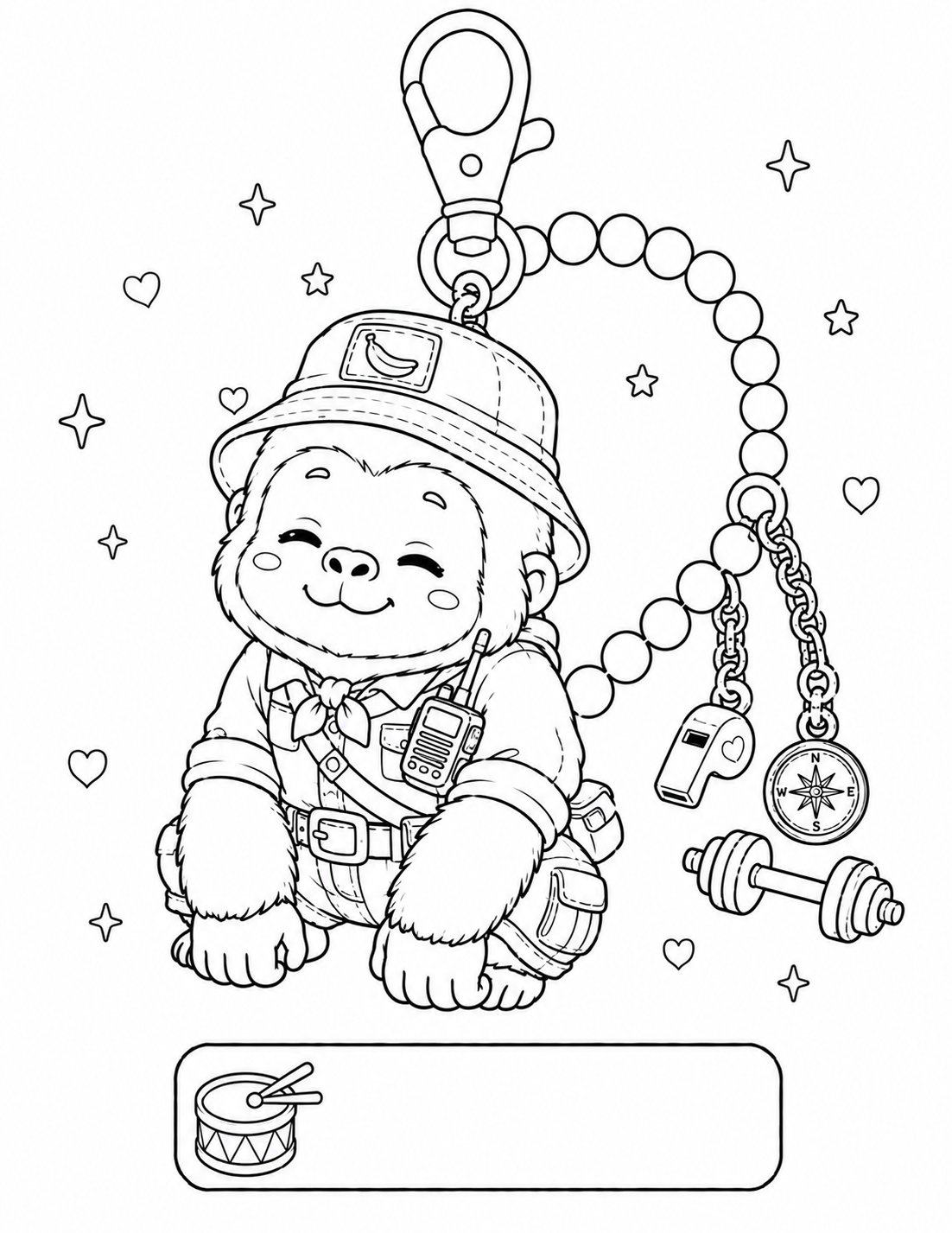 Cozy Gorilla Charm Collection