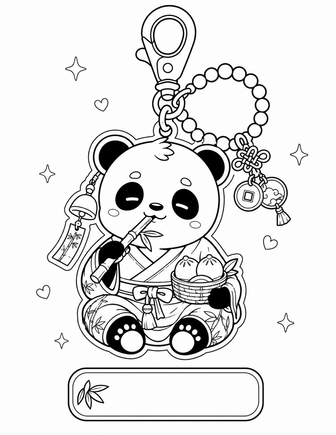 Cozy Panda Charm Collection