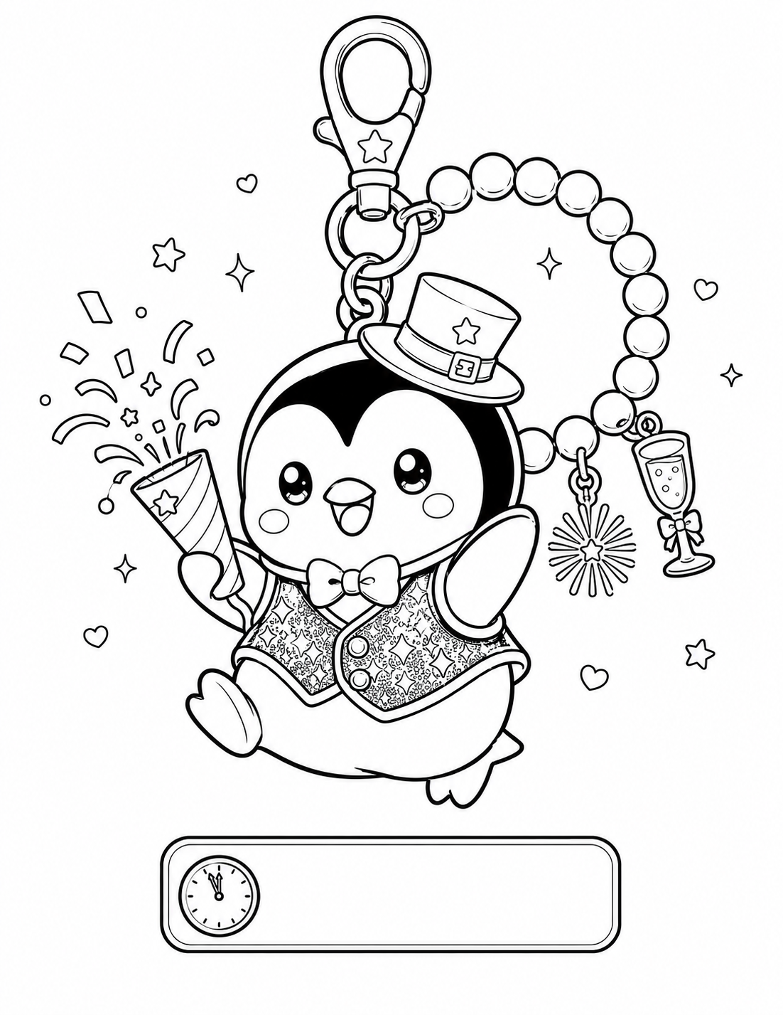 Cozy Penguin Charm Collection