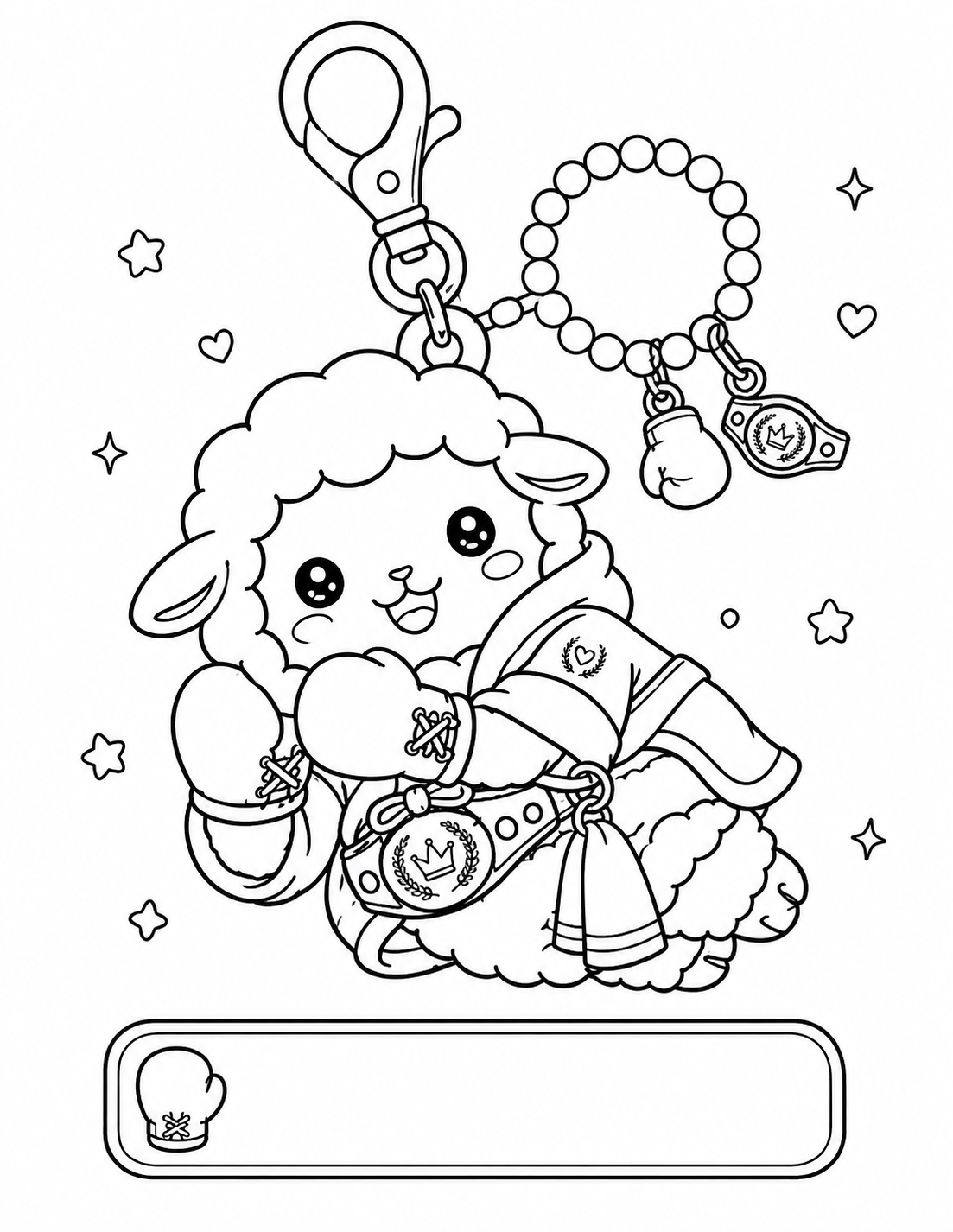 Cozy Sheep Charm Collection