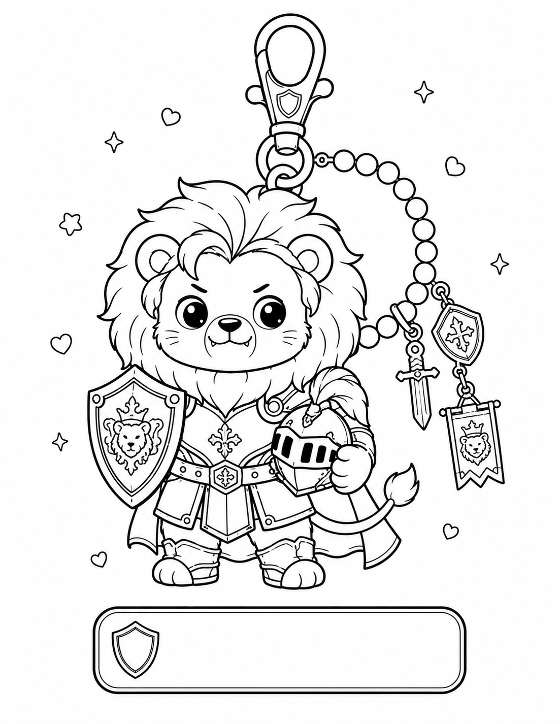 Cozy Lion Charm Collection