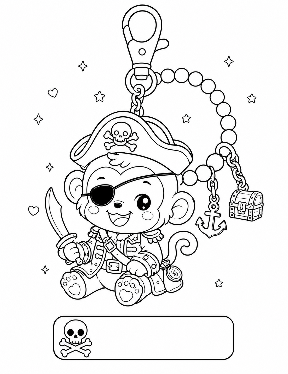 Cozy Monkey Charm Collection