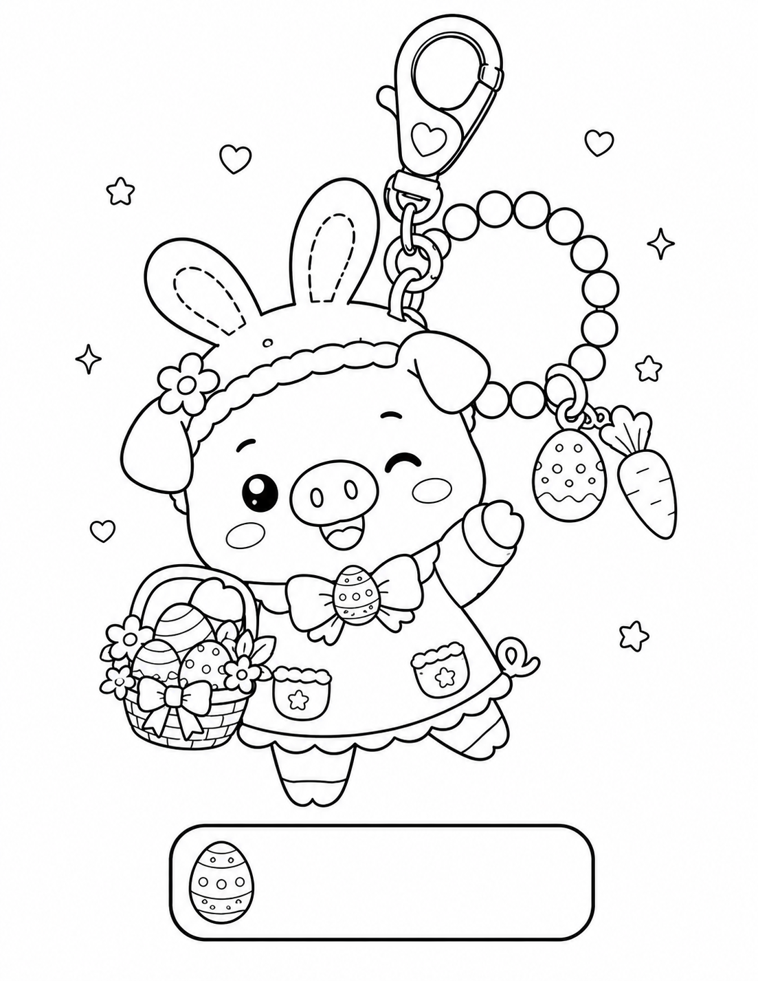 Cozy Pig Charm Collection