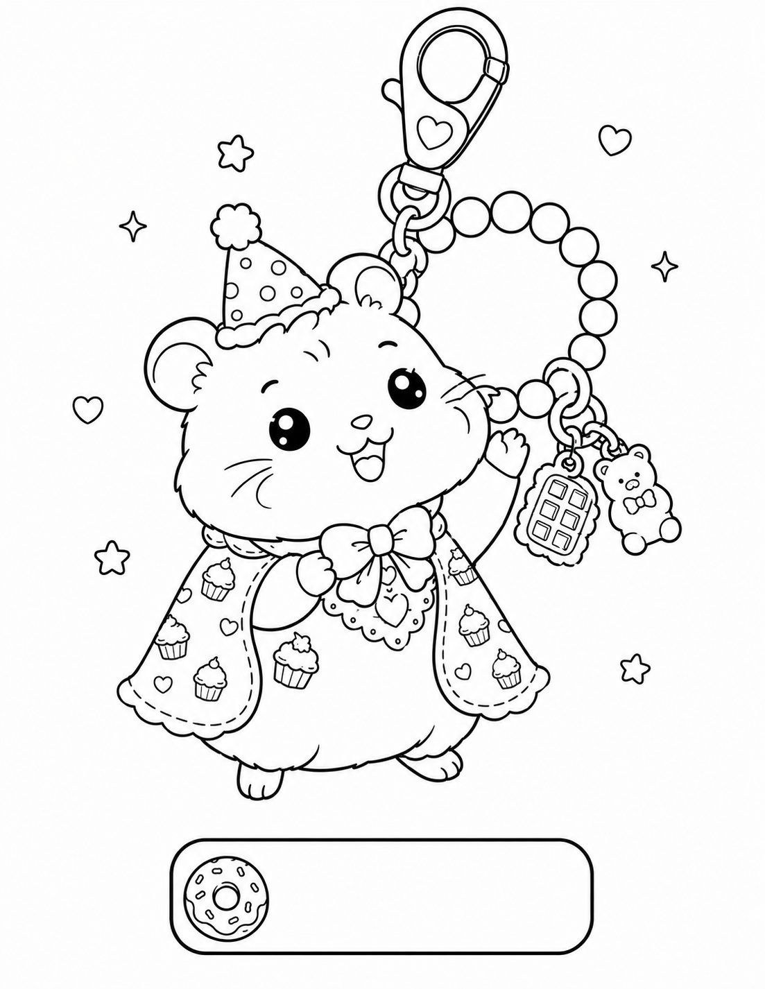 Cozy Hamster Charm Collection