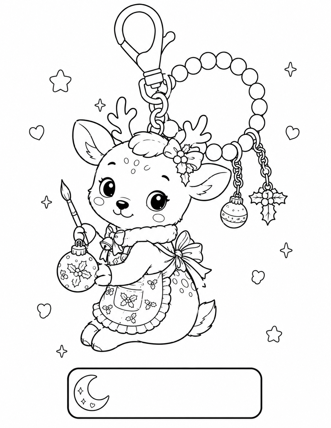 Cozy Deer Charm Collection