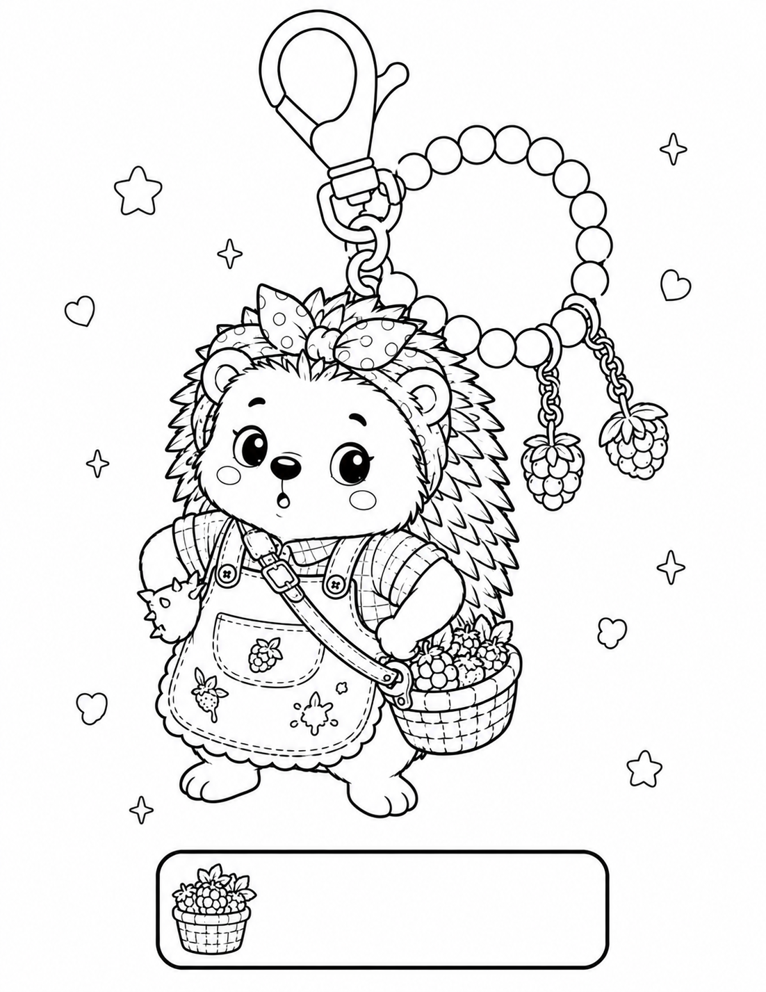 Cozy Hedgehog Charm Collection