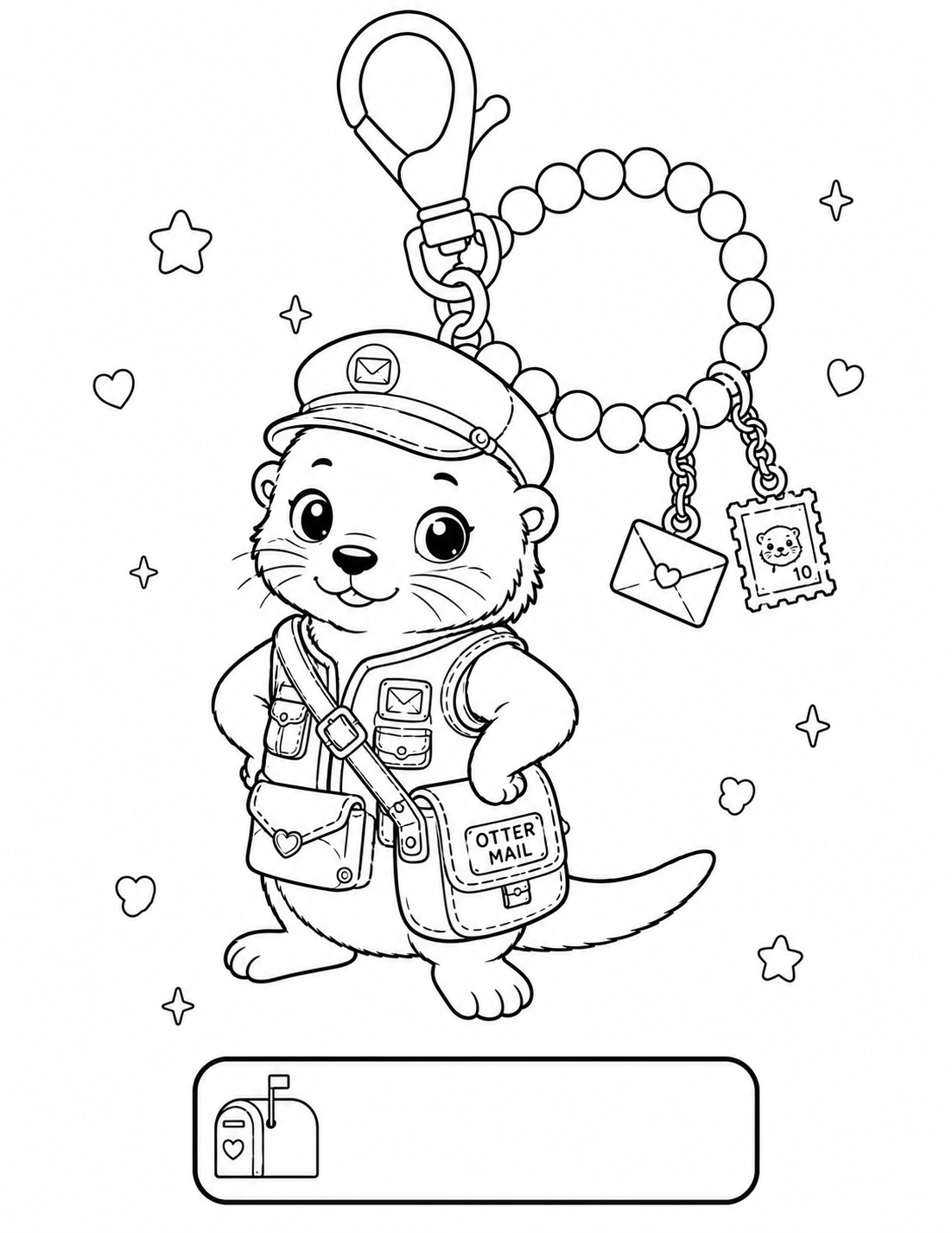 Cozy Otter Charm Collection