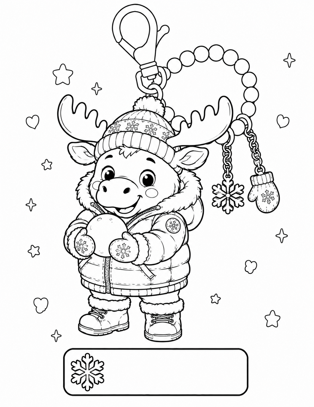 Cozy Moose Charm Collection