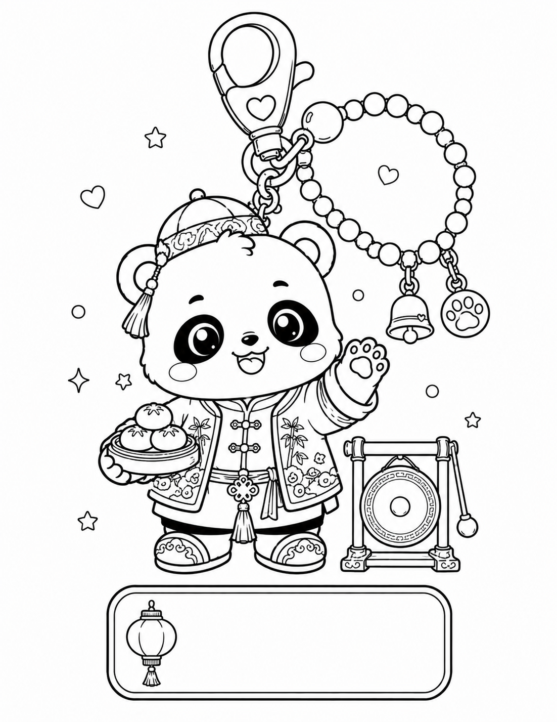 Cozy Panda Charm Collection