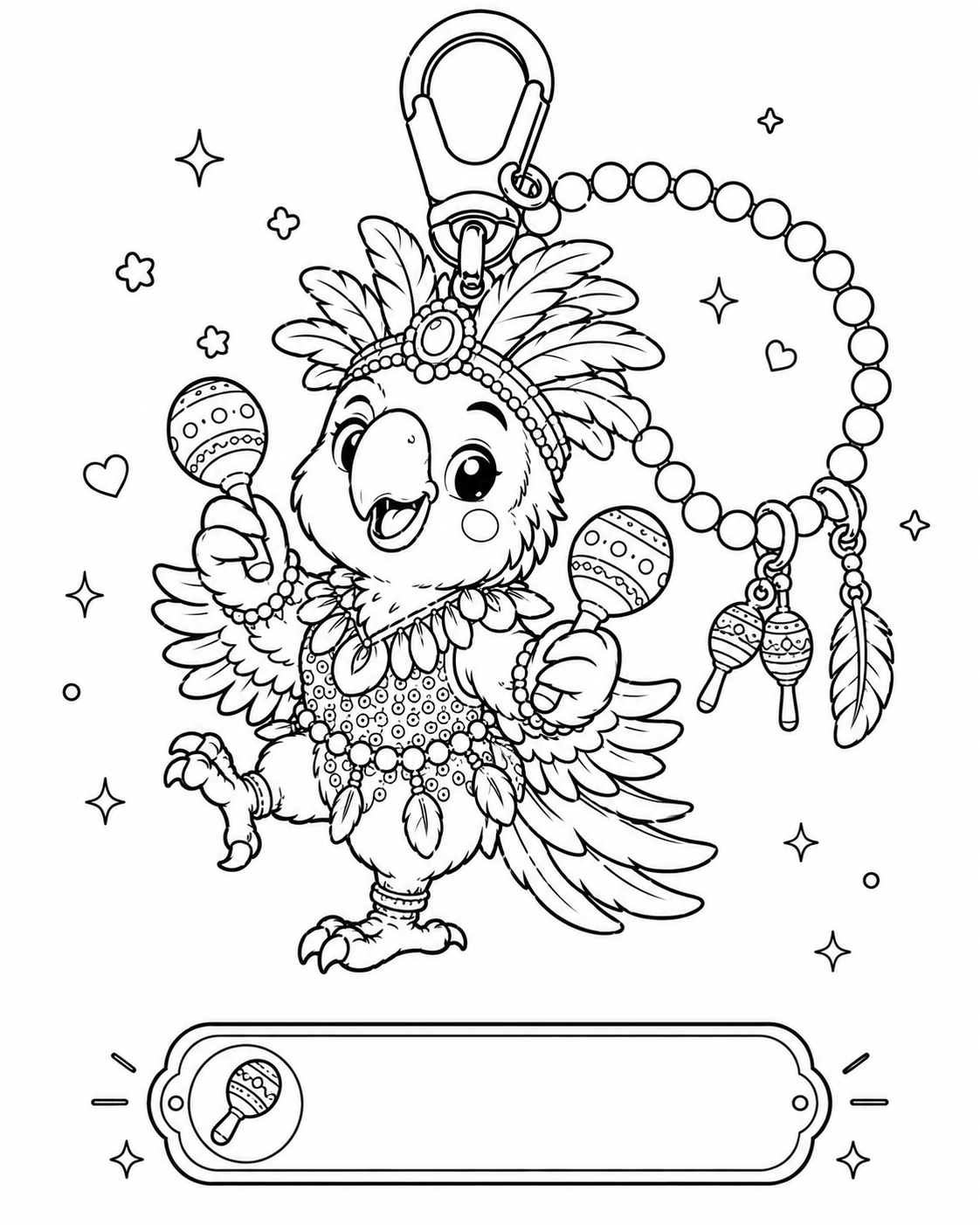 Cozy Parrot Charm Collection
