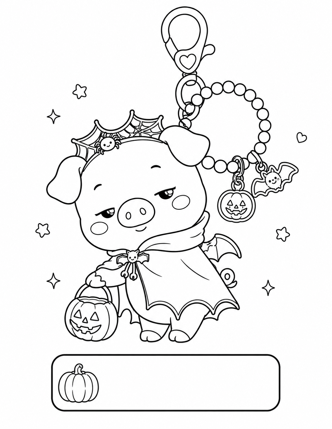 Cozy Pig Charm Collection