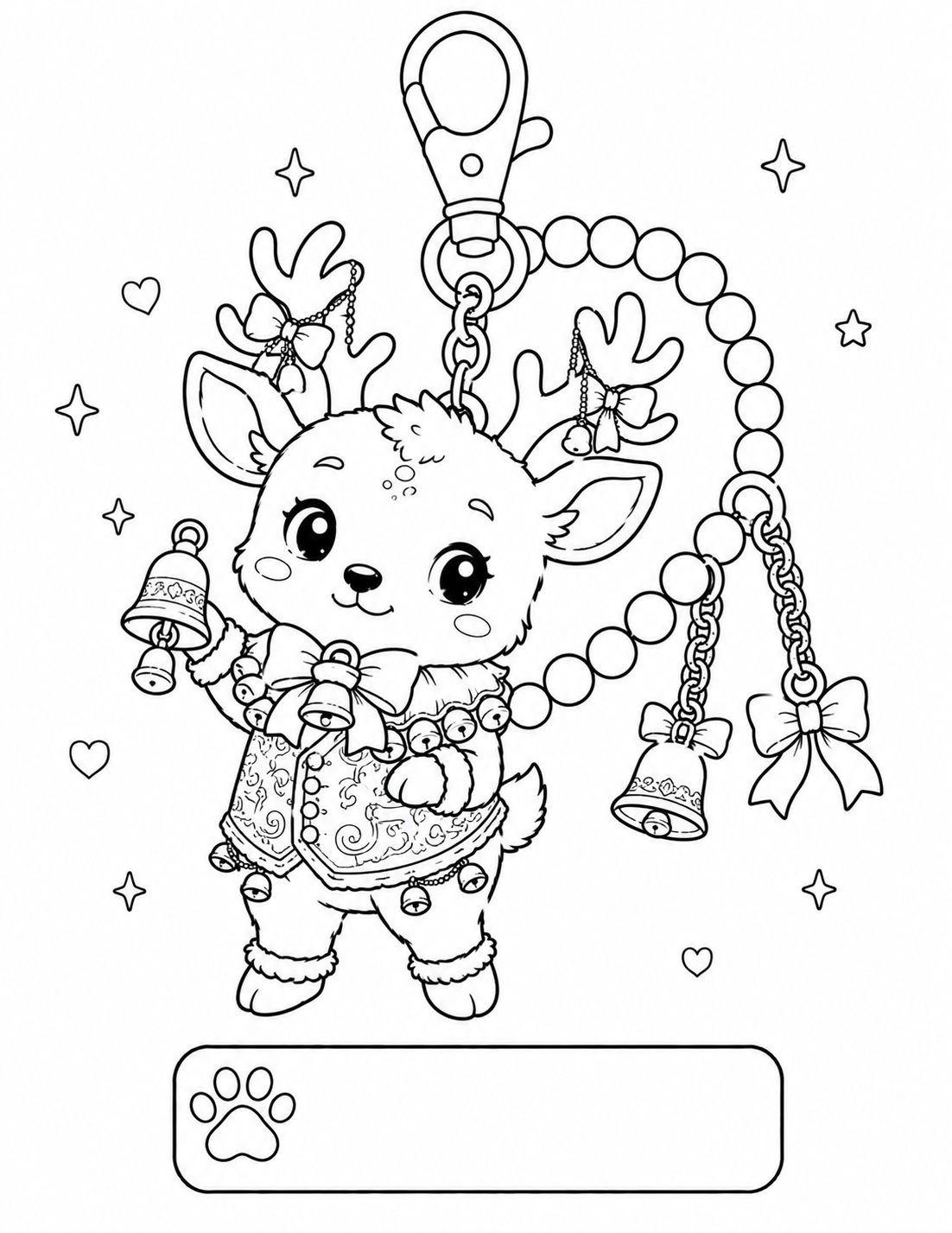 Cozy Deer Charm Collection