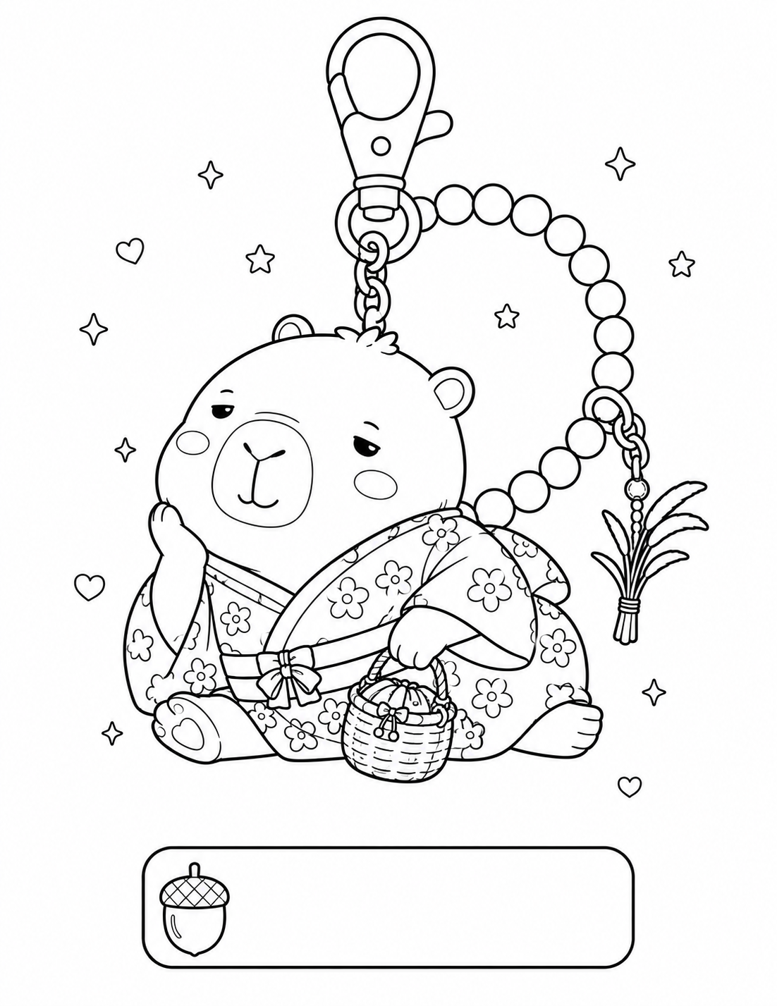 Cozy Capybara Charm Collection