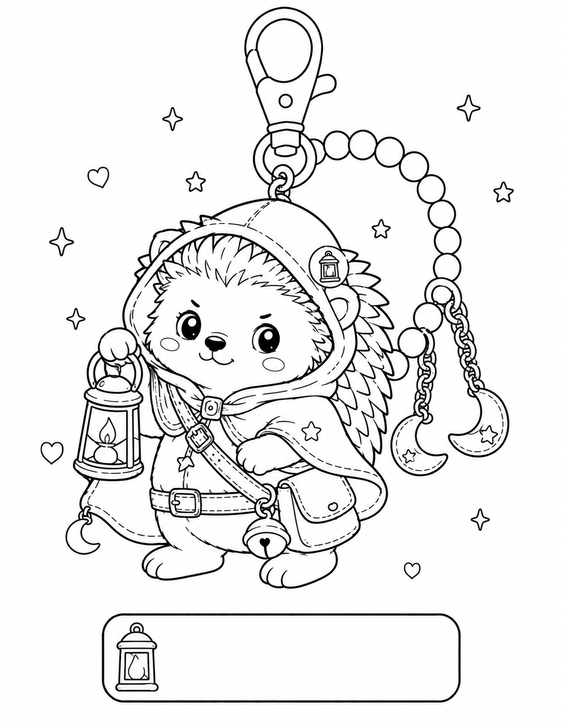 Cozy Hedgehog Charm Collection