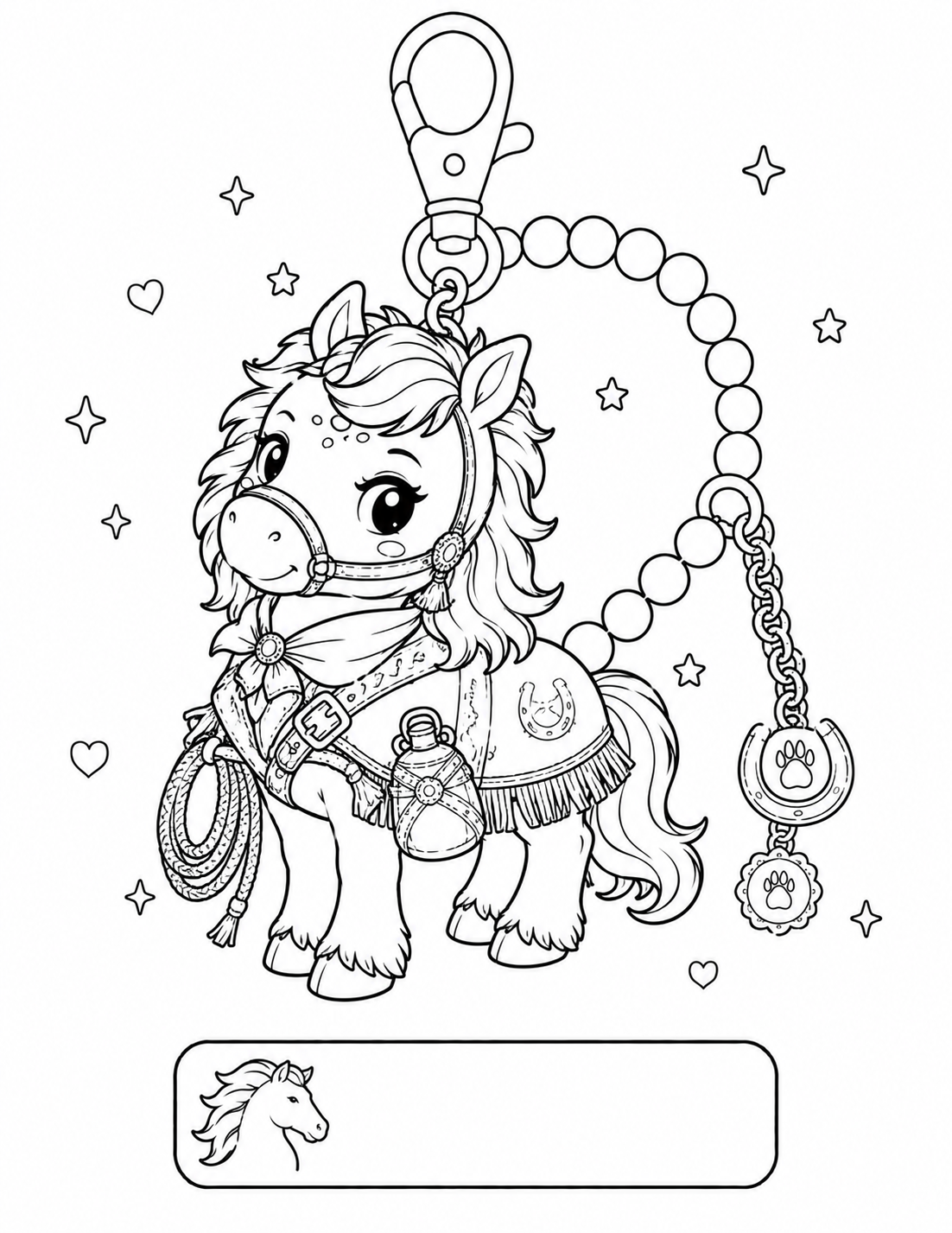 Cozy Horse Charm Collection