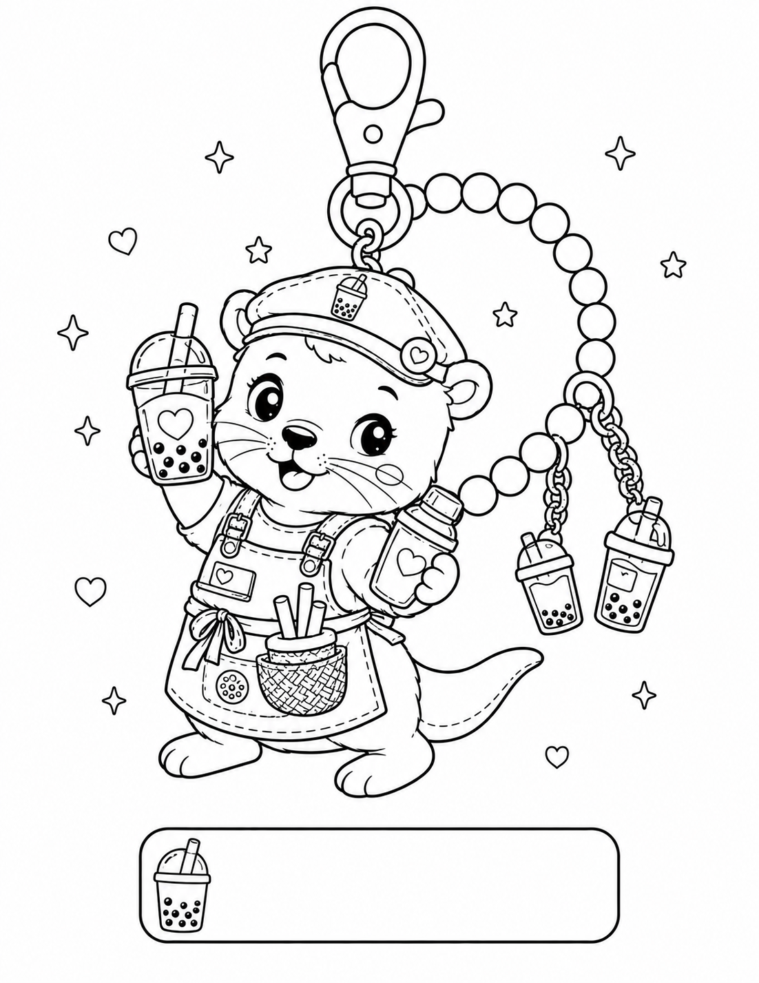 Cozy Otter Charm Collection